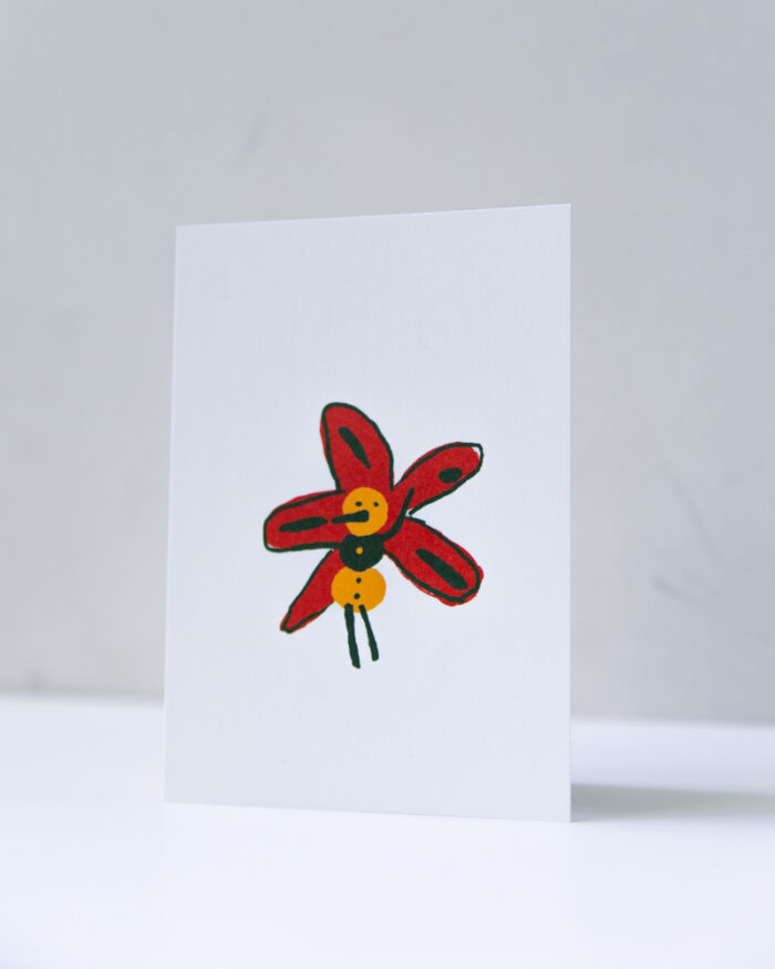 happy flower card